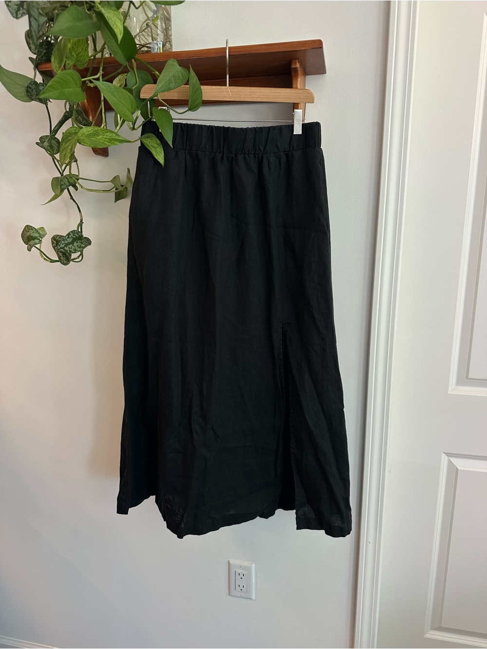 Quince 100% European Linen Maxi Skirt